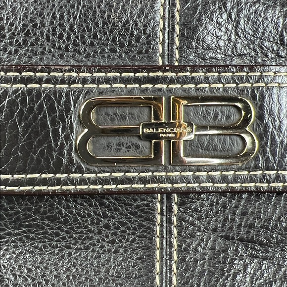 Balenciaga Vintage Black Leather "City" Shoulder Bag - Excellent Condition - Picture 12 of 17